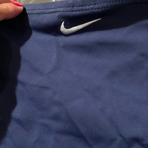 Nike turquoise Blue and White Striped Tankini Swim Set sz xl women’s - Picture 8 of 9